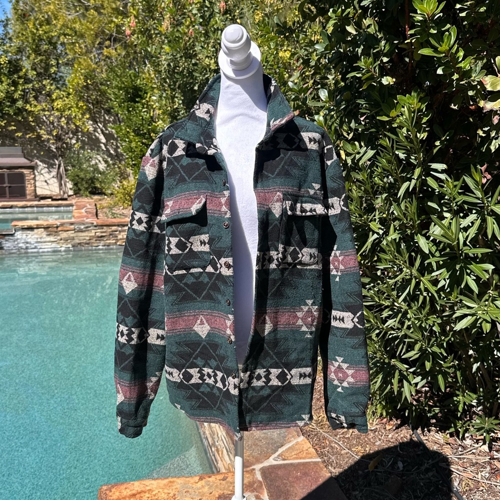 Patterned Jacket with Geometric Design